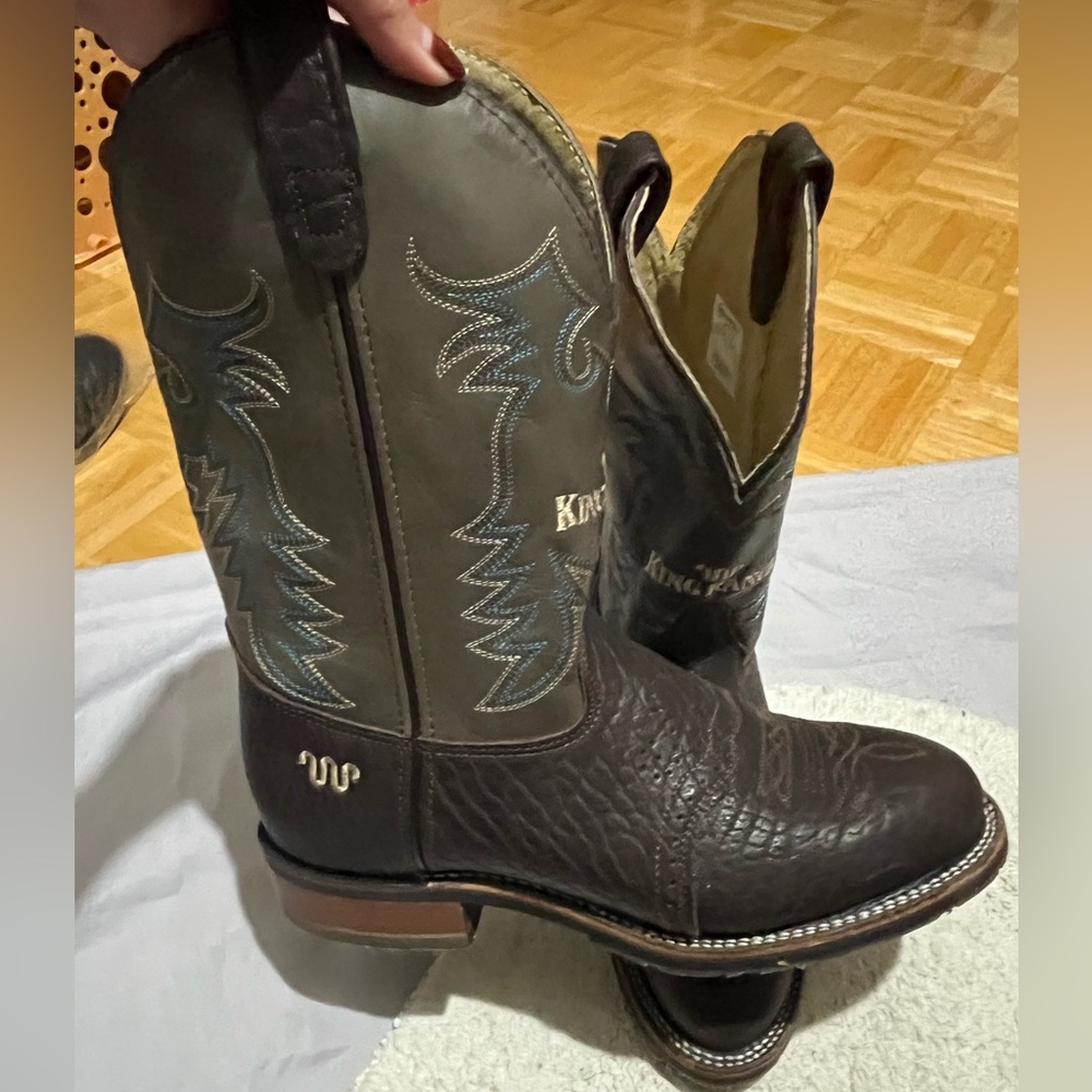 KING RANCH - Double H - Leather Cowboy Boots